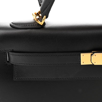 Hermes Tadelakt Kelly Sellier 32 Black 12 of 13