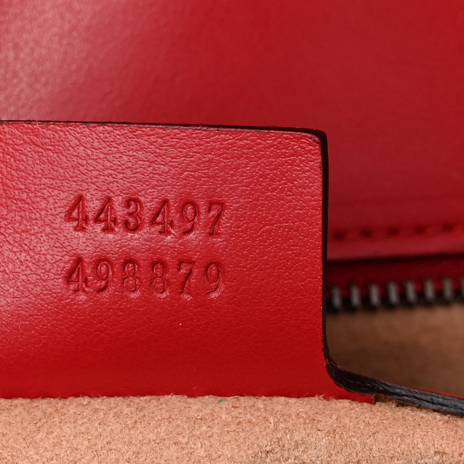 Gucci Calfskin Matelasse Small GG Marmont Shoulder Bag Hibiscus Red 7 of 10