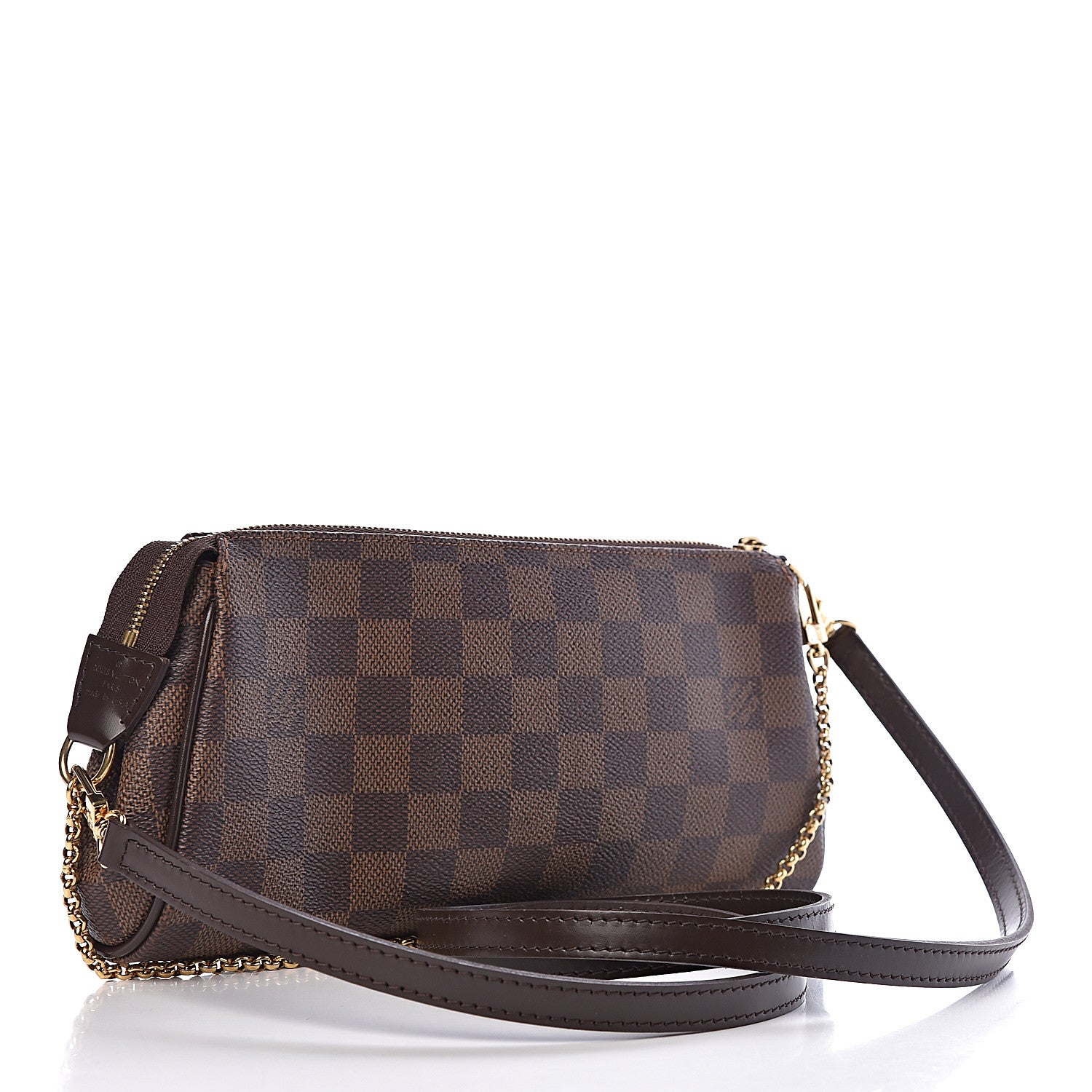 Louis Vuitton Damier Ebene Eva Clutch 3 of 10