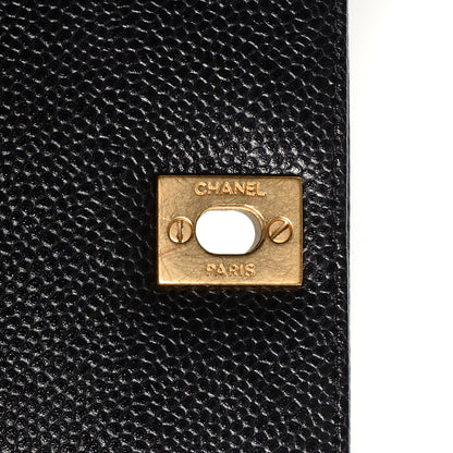 Chanel Caviar Quilted Single Flap Bag Black 9 of 9