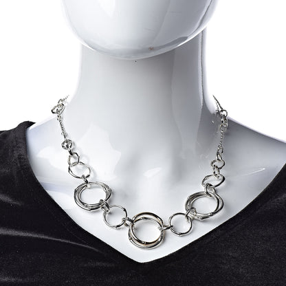 John Hardy Sterling Silver 18K Yellow Gold Bamboo Circles Sautoir Necklace 2 of 4