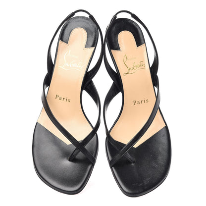 Christian Louboutin Kid Taralita 55 Thong Sandals 36 Black 5 of 10