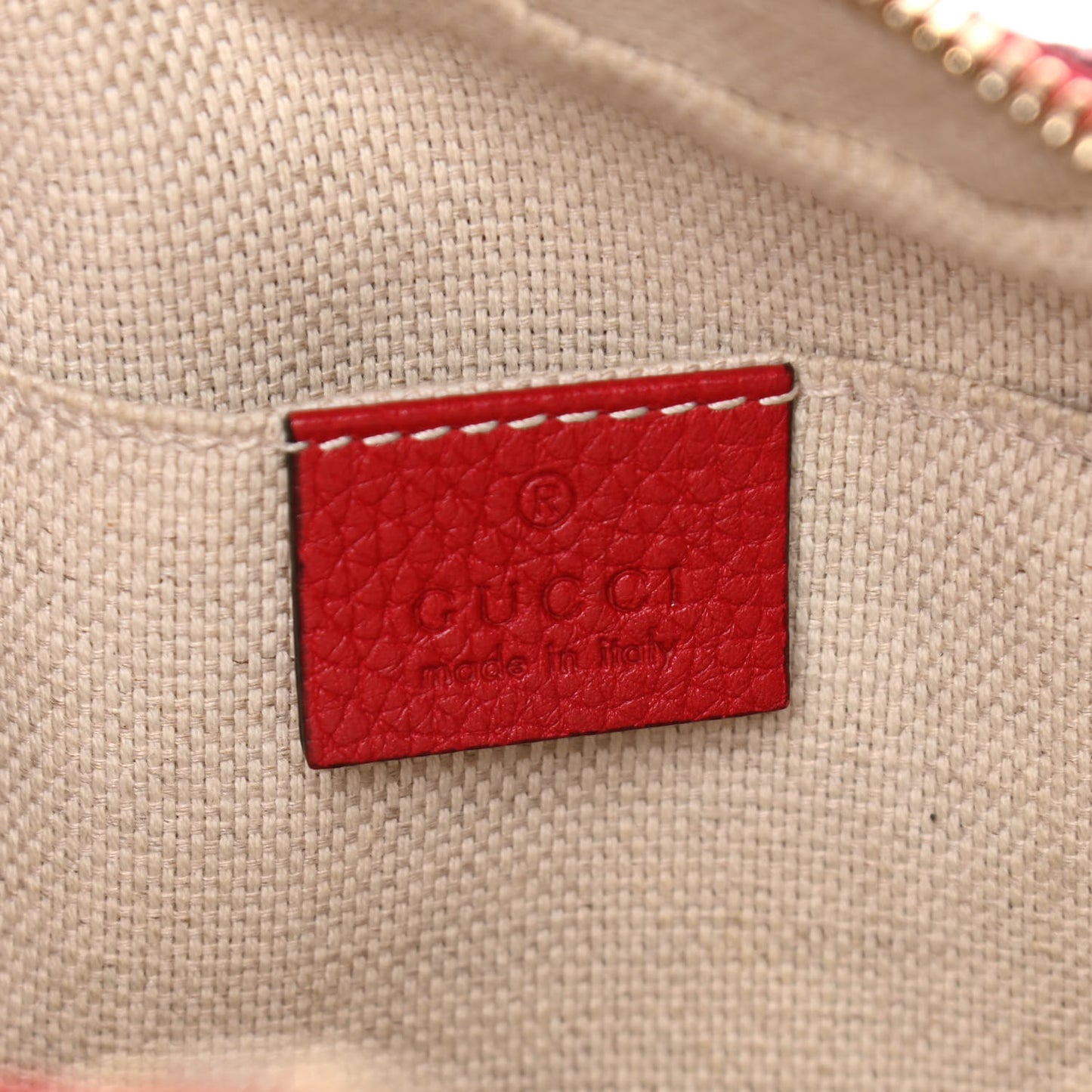 Pebbled Calfskin Small Soho Disco Bag Tabasco Red