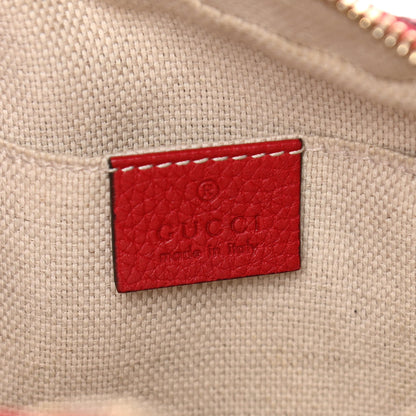 Gucci Pebbled Calfskin Small Soho Disco Bag Tabasco Red 6 of 15