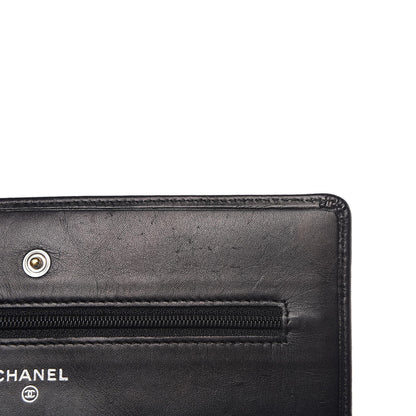 Chanel Calfskin Quilted Cambon Wallet On Chain WOC Black 10 of 12