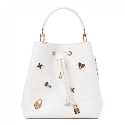 Louis Vuitton Epi Love Lock NeoNoe White 1 of 8