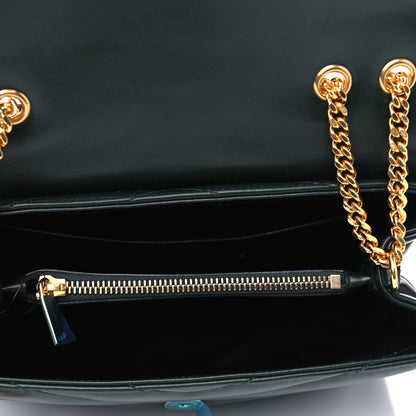 Saint Laurent Calfskin Y Quilted Monogram Small Loulou Chain Satchel Olive 4 of 4