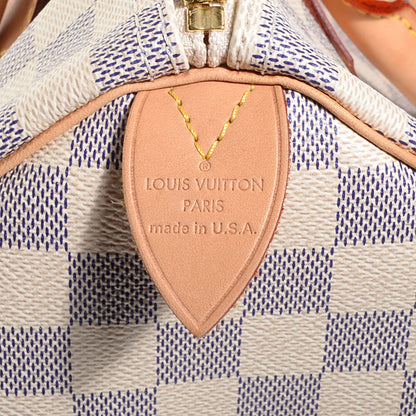 Louis Vuitton Damier Azur Speedy 30 7 of 7