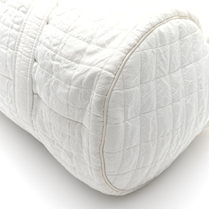 Saint Laurent Nylon Gloria Quilted Travel Bag Milky White 9 of 9