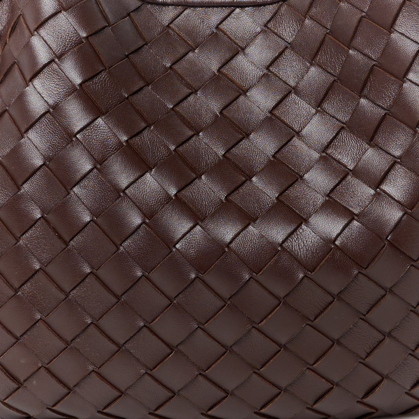Nappa Intrecciato Sardine Bag Bitter Chocolate