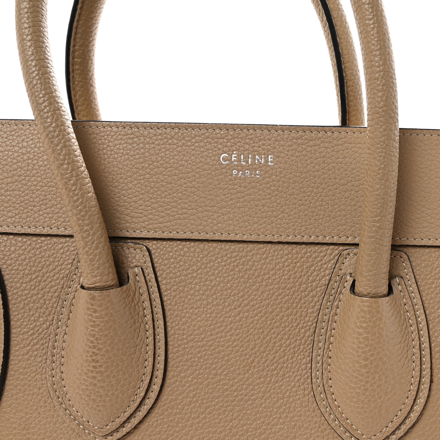 Drummed Calfskin Mini Luggage Dune