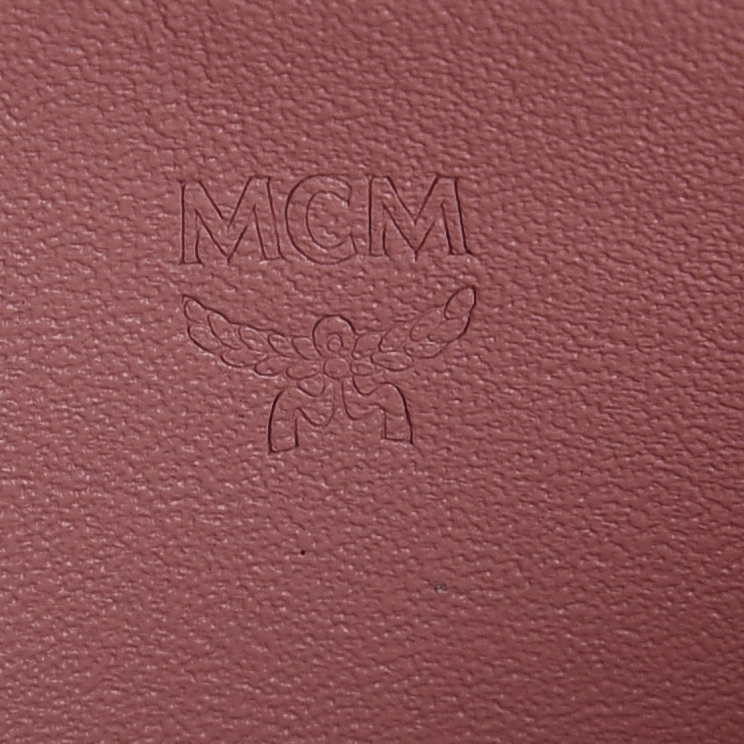MCM Visetos Key Pouch Pink 6 of 9