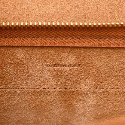 Celine Calfskin Crocodile Embossed Nano Belt Bag Camel 6 of 10