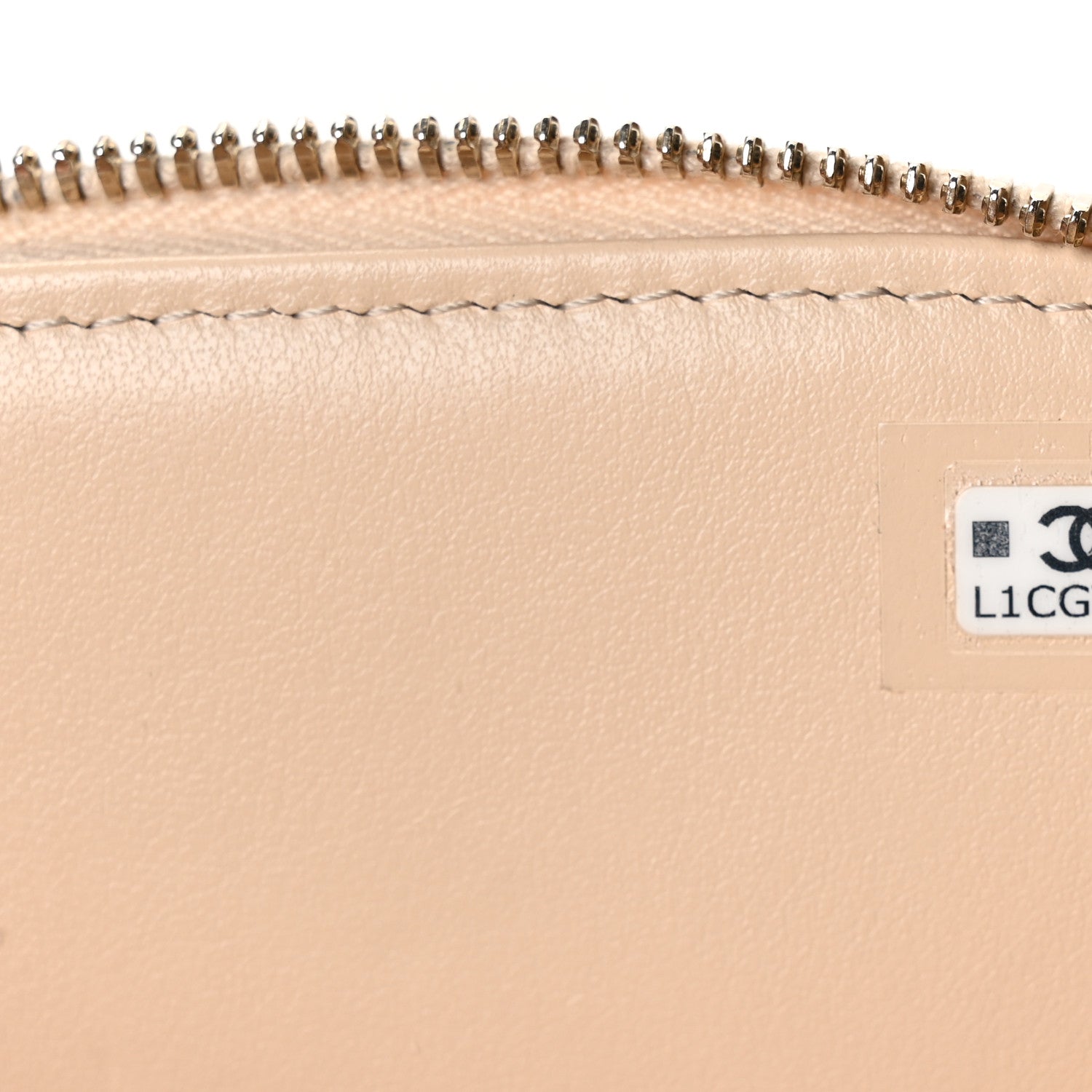 Chanel Caviar Quilted Top Handle Vanity Case Light Beige 7 of 11