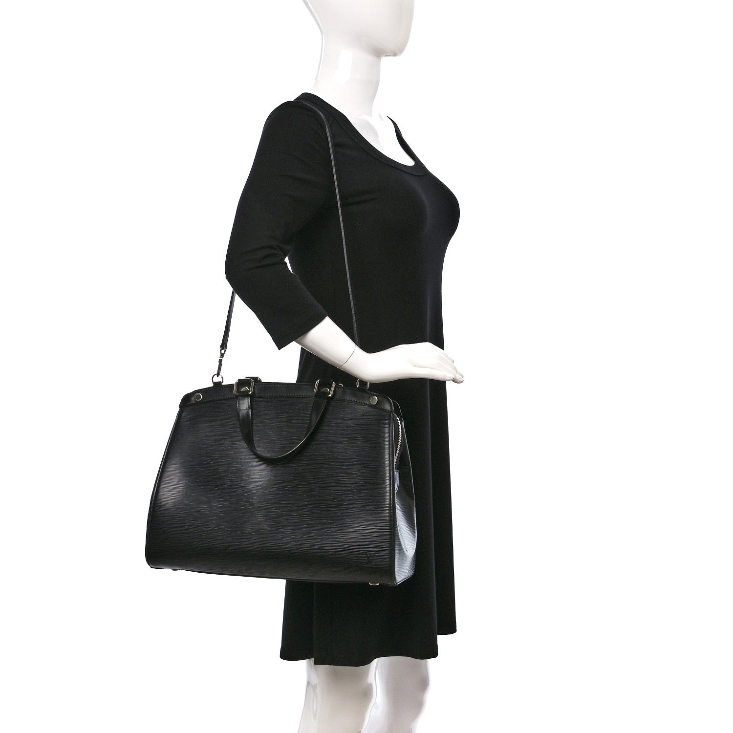 Louis Vuitton Epi Brea GM Black 2 of 8