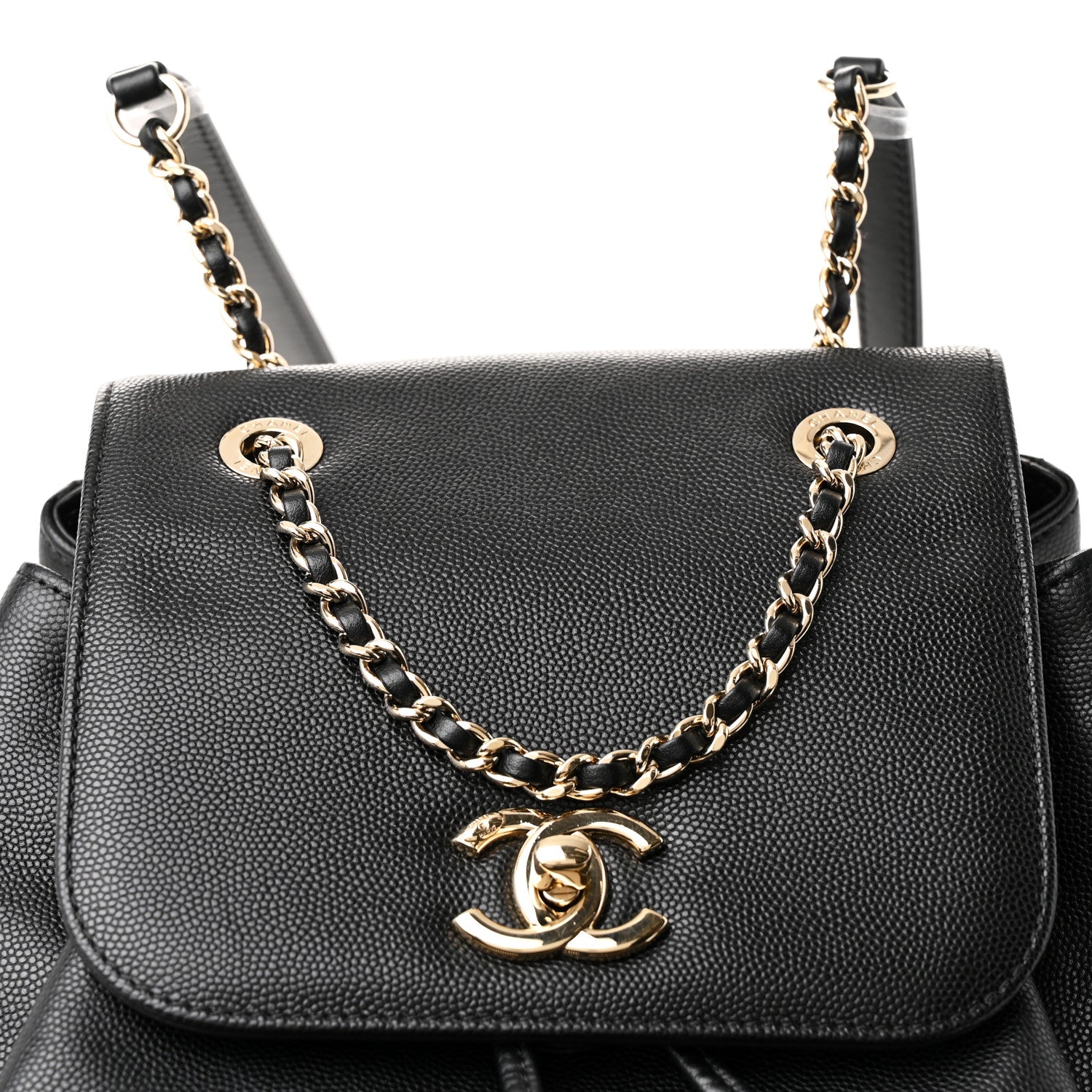 Chanel Caviar Quilted Business Affinity Backpack Black 8 of 10