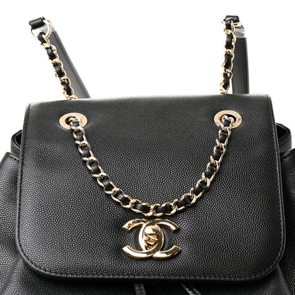 Chanel Caviar Quilted Business Affinity Backpack Black 8 of 10