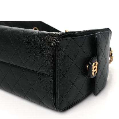 Chanel Caviar Quilted Small Chanel 25 Handbag Black 10 of 11