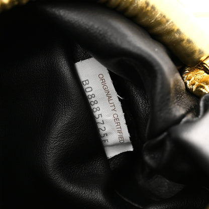 Bottega Veneta Metallic Bark Calfskin The Mini Pouch Gold 7 of 10
