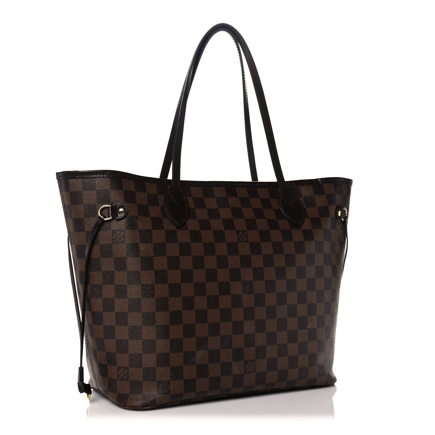 Louis Vuitton Damier Ebene Neo Neverfull MM Rose Ballerine 3 of 24
