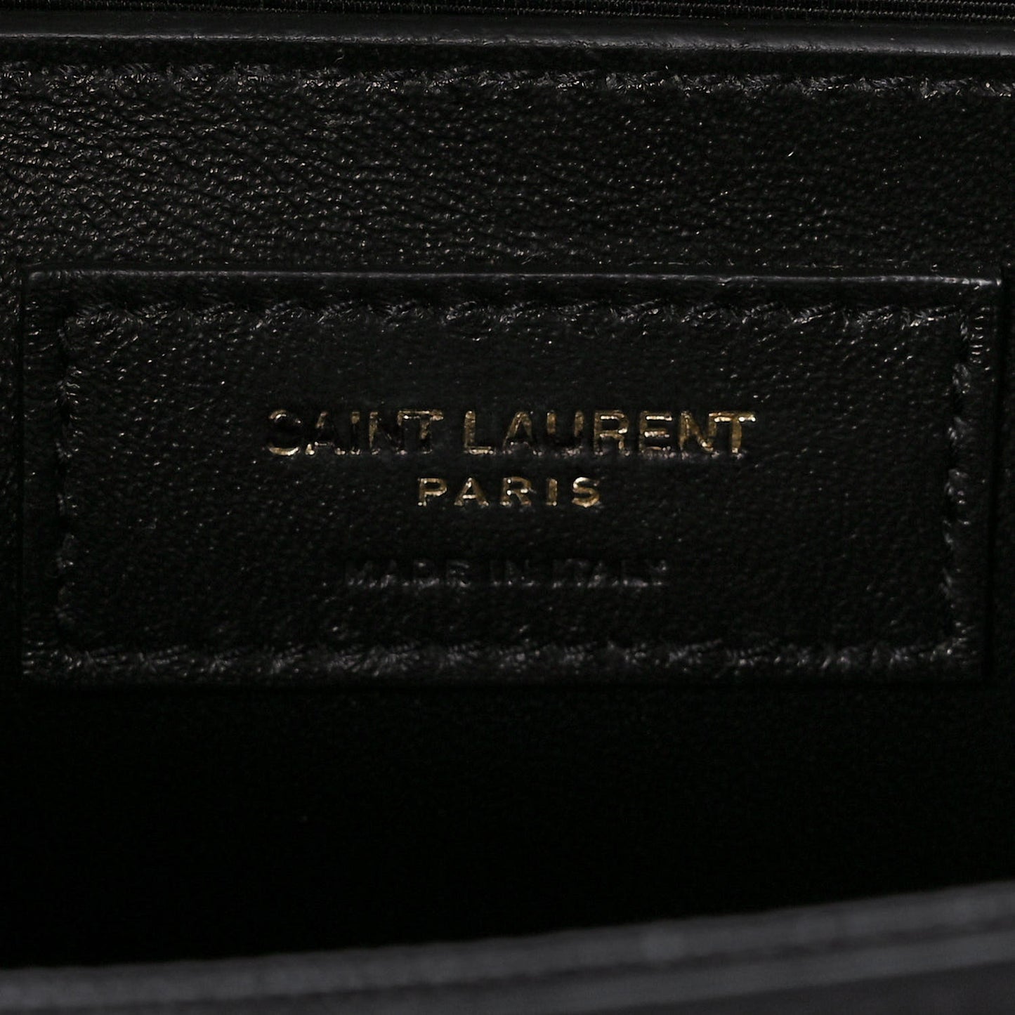 Grain De Poudre Medium Classic Monogram Kate Satchel Black