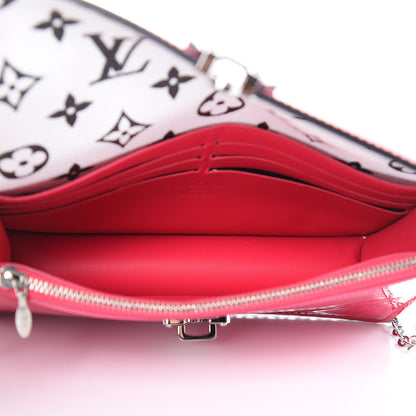 Louis Vuitton Patent Calfskin Monogram Cherrywood Chain Wallet Berlingot Pink 5 of 10