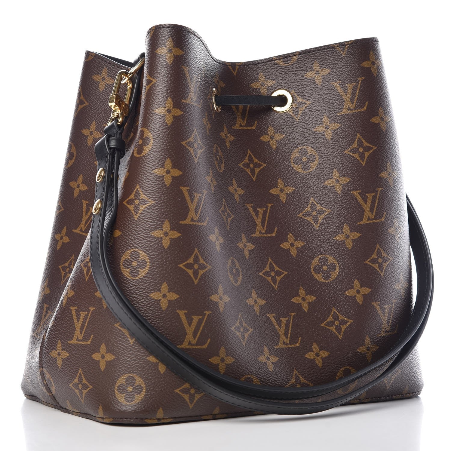 Louis Vuitton Monogram Neonoe MM Black 3 of 8