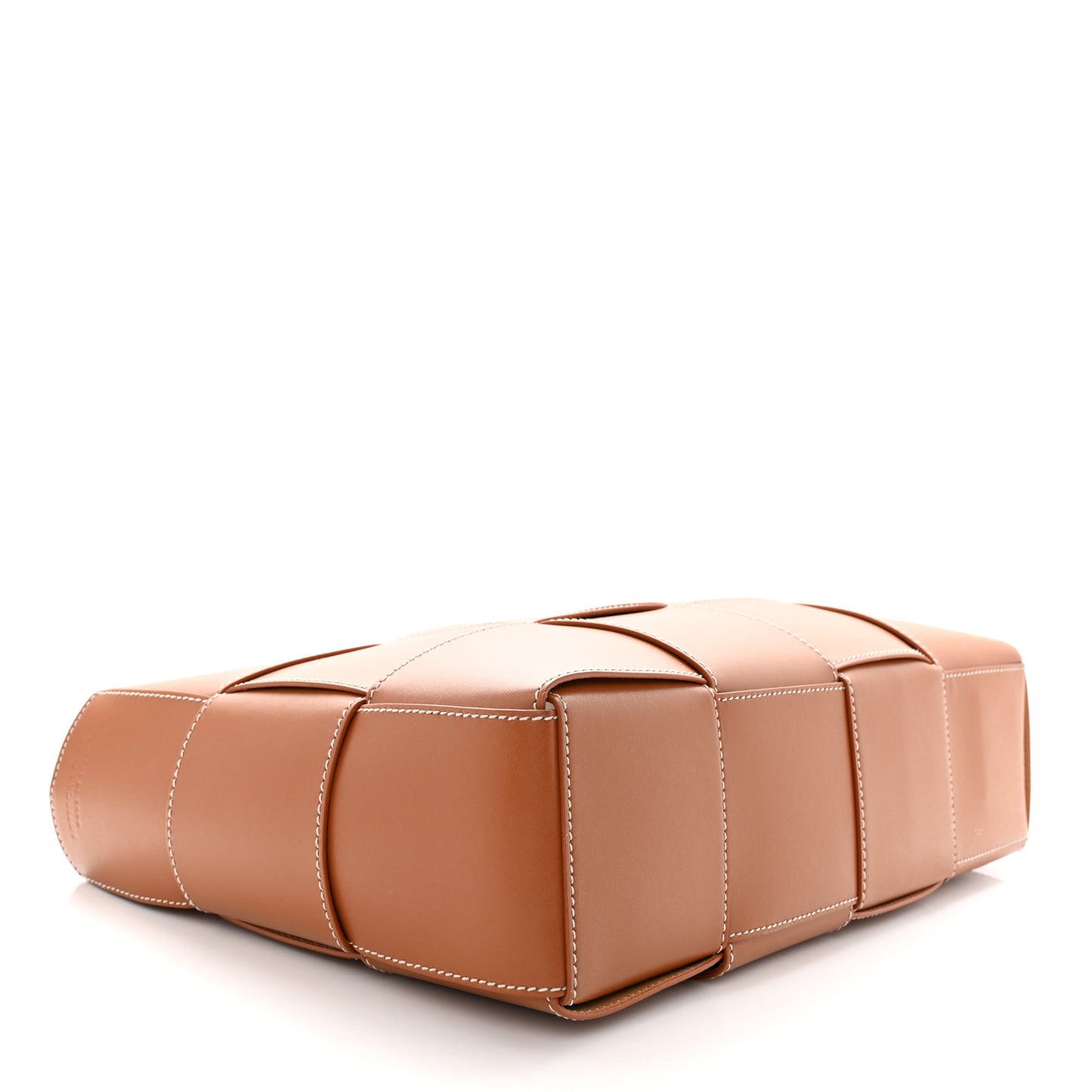 Nappa Maxi Intrecciato Medium Arco Tote Wood