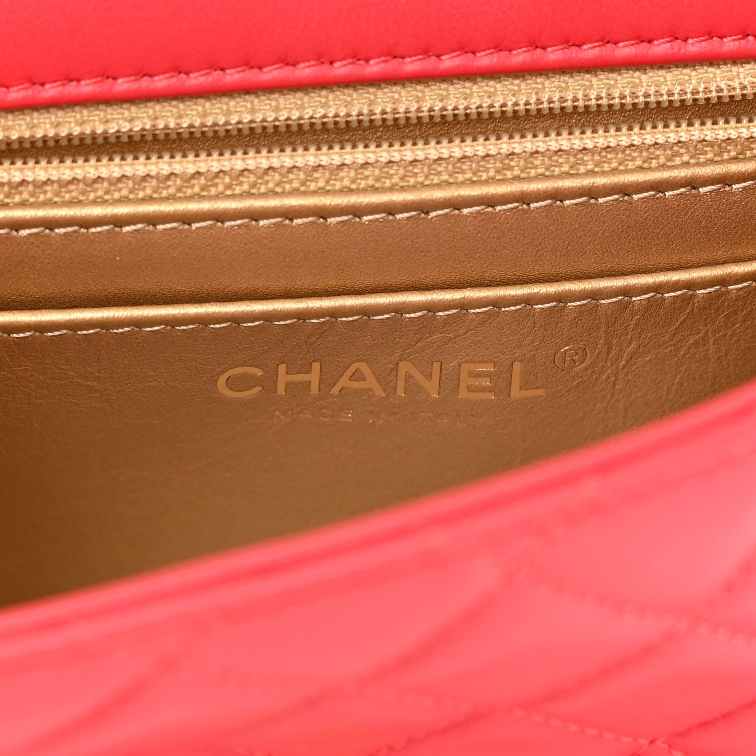 Chanel Lambskin Quilted Mini Pearl Crush Flap Red 6 of 12