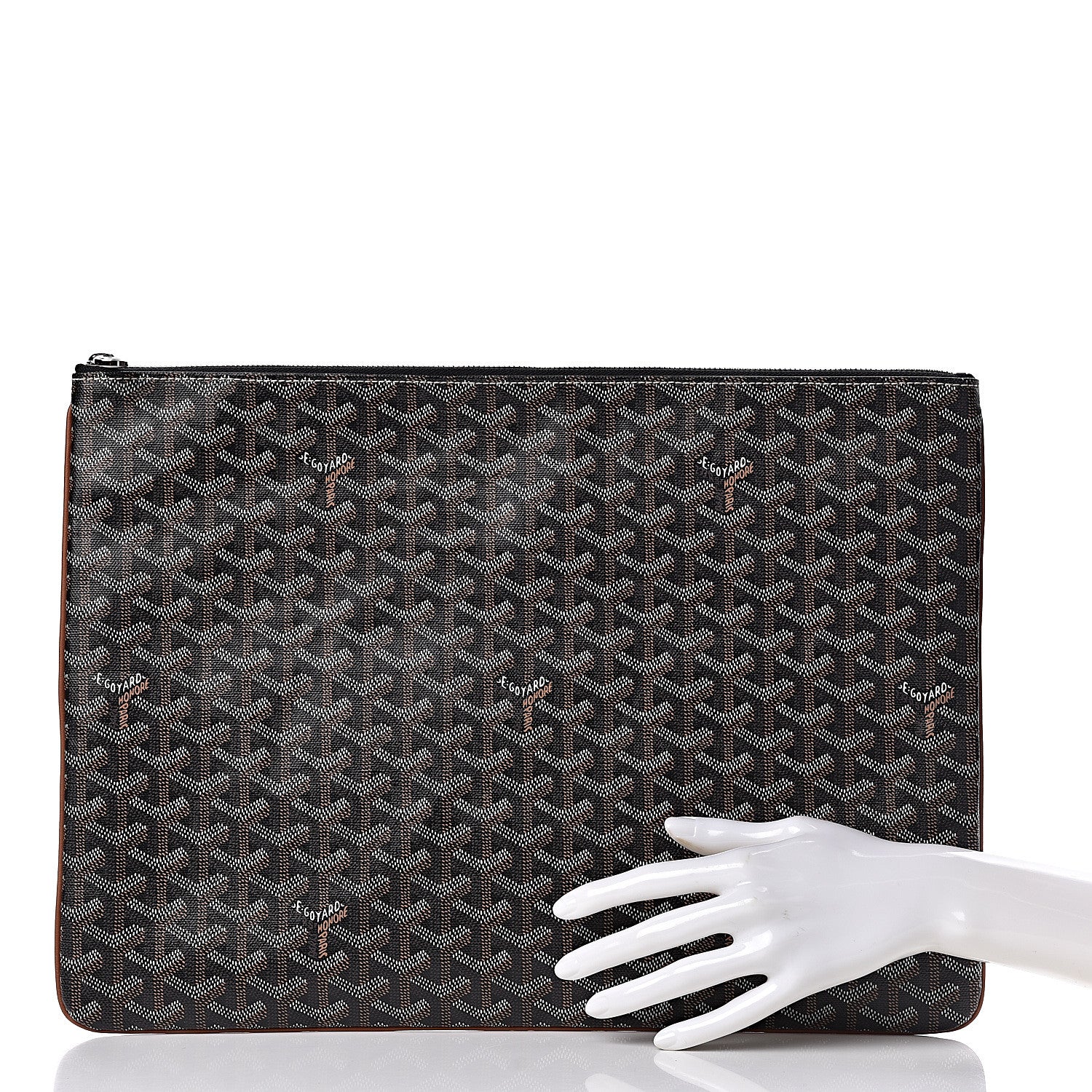 Goyard Goyardine Senat Pochette GM Black 2 of 7