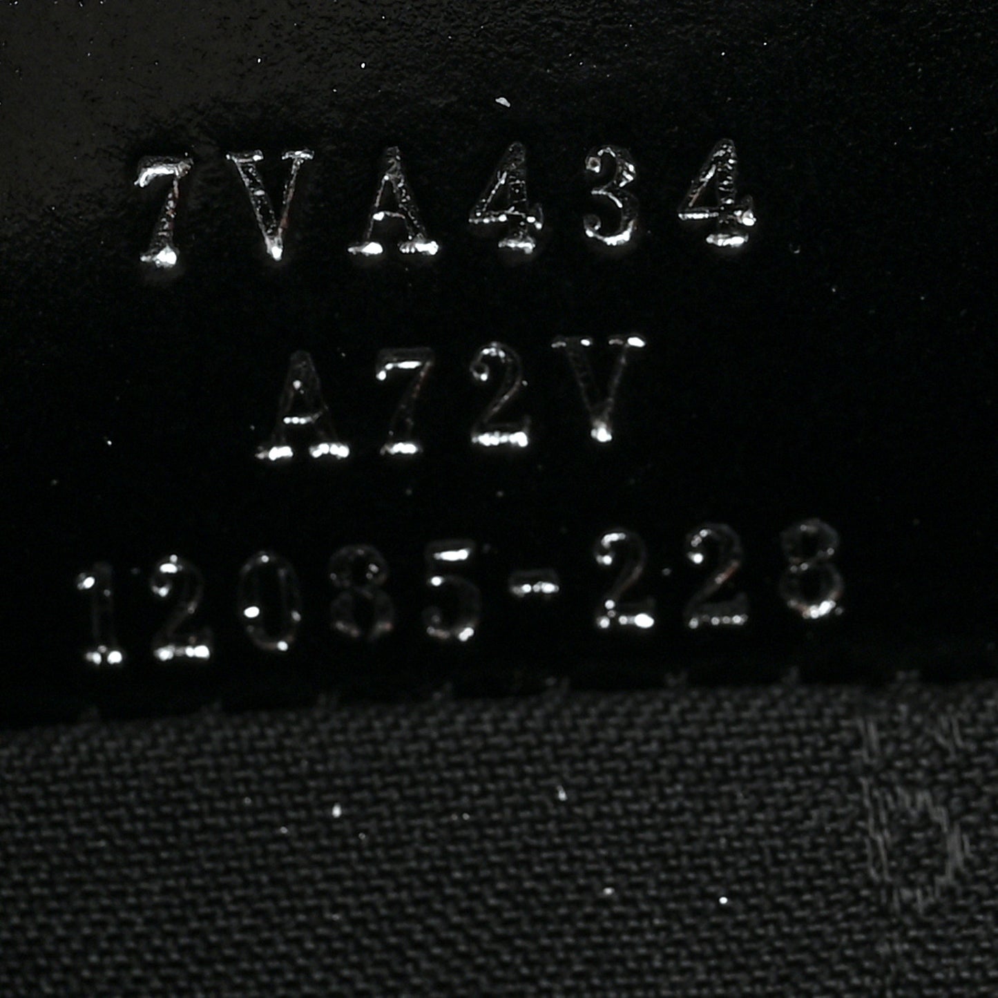 Nappa FF 1974 Embossed Belt Bag Black