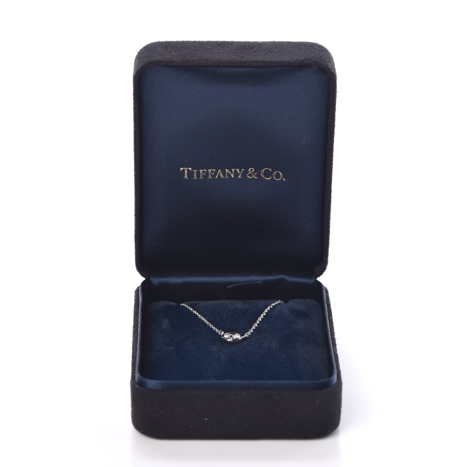 Tiffany Platinum Diamond .43ct Elsa Peretti Diamonds by the Yard Pendant Necklace 8 of 8