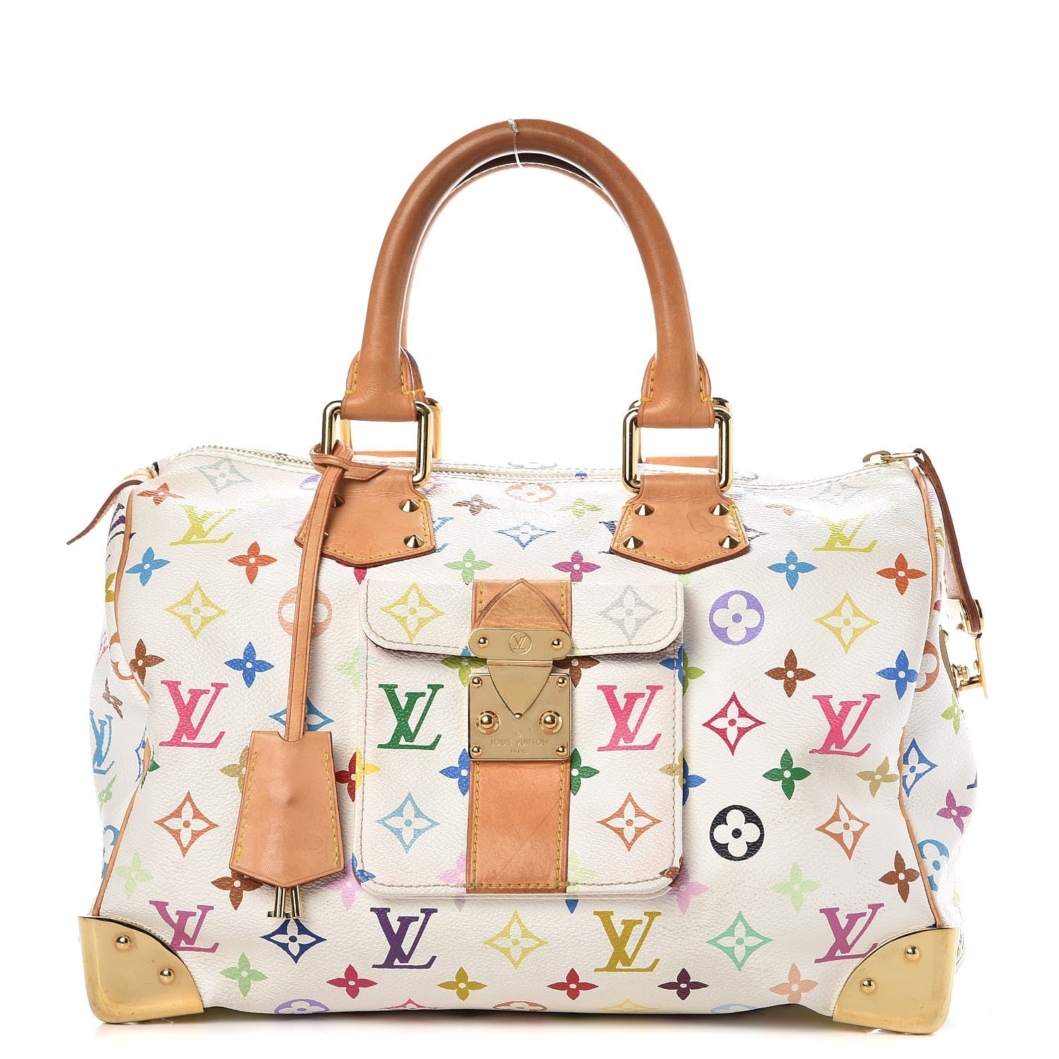 Louis Vuitton Monogram Multicolor Speedy 30 White 1 of 18