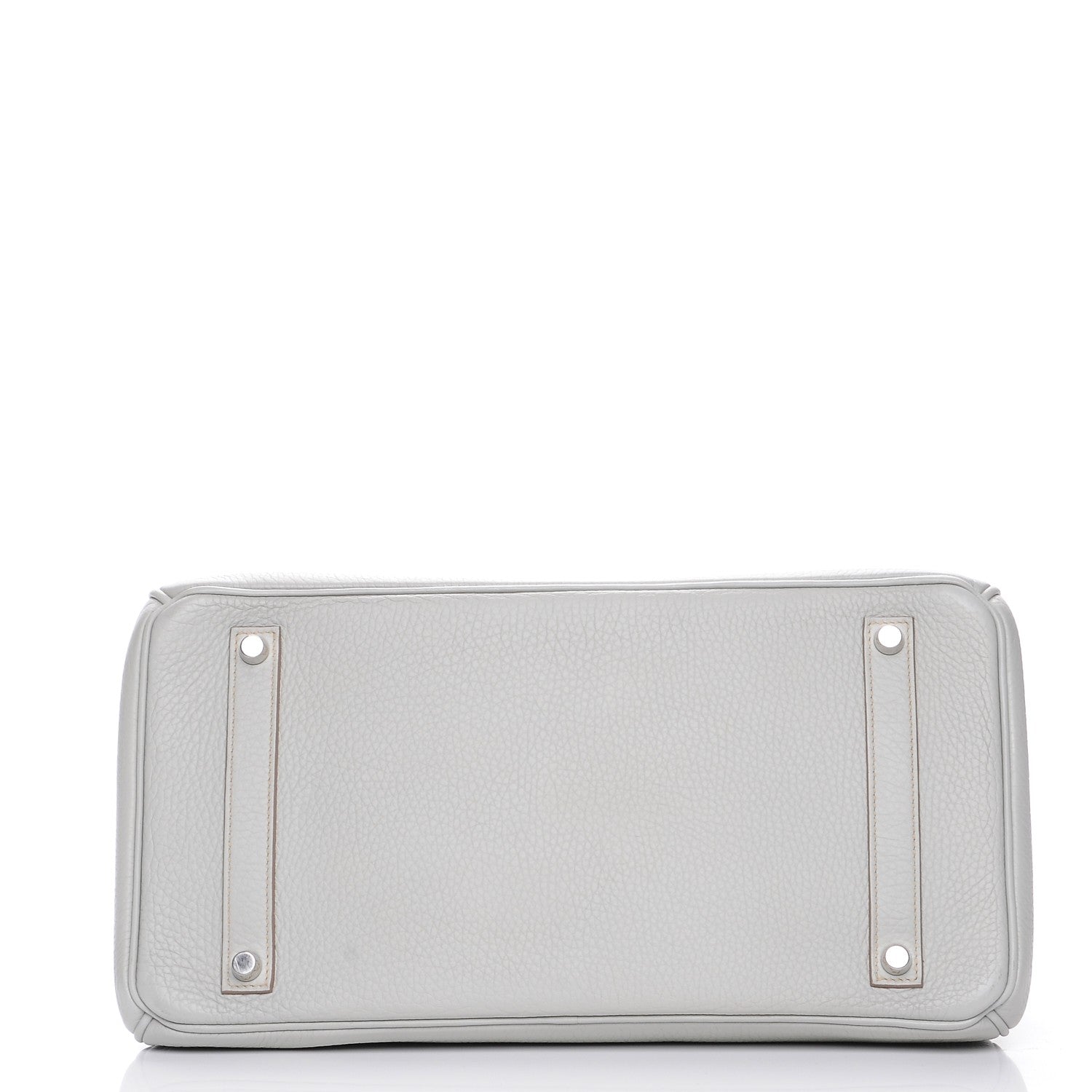 Hermes Taurillon Clemence Birkin 35 Gris Perle 6 of 25