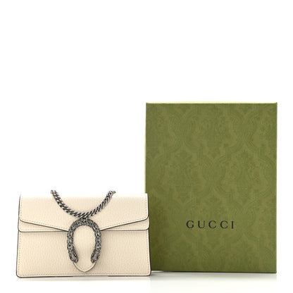 Gucci Dollar Calfskin Crystal Super Mini Dionysus Shoulder Bag Mystic White Black Diamond 10 of 10