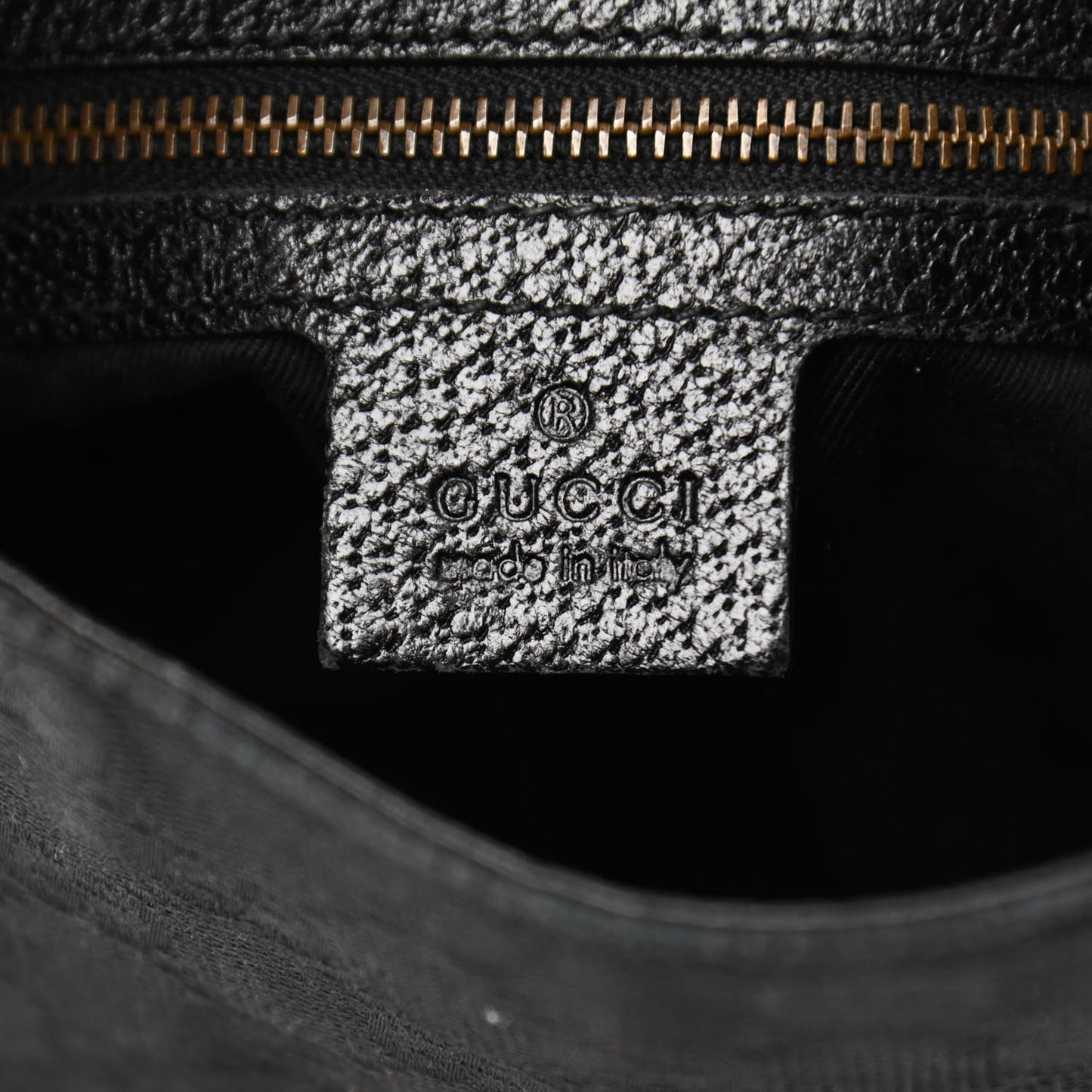 Monogram Piston Lock Jackie O Hobo Black