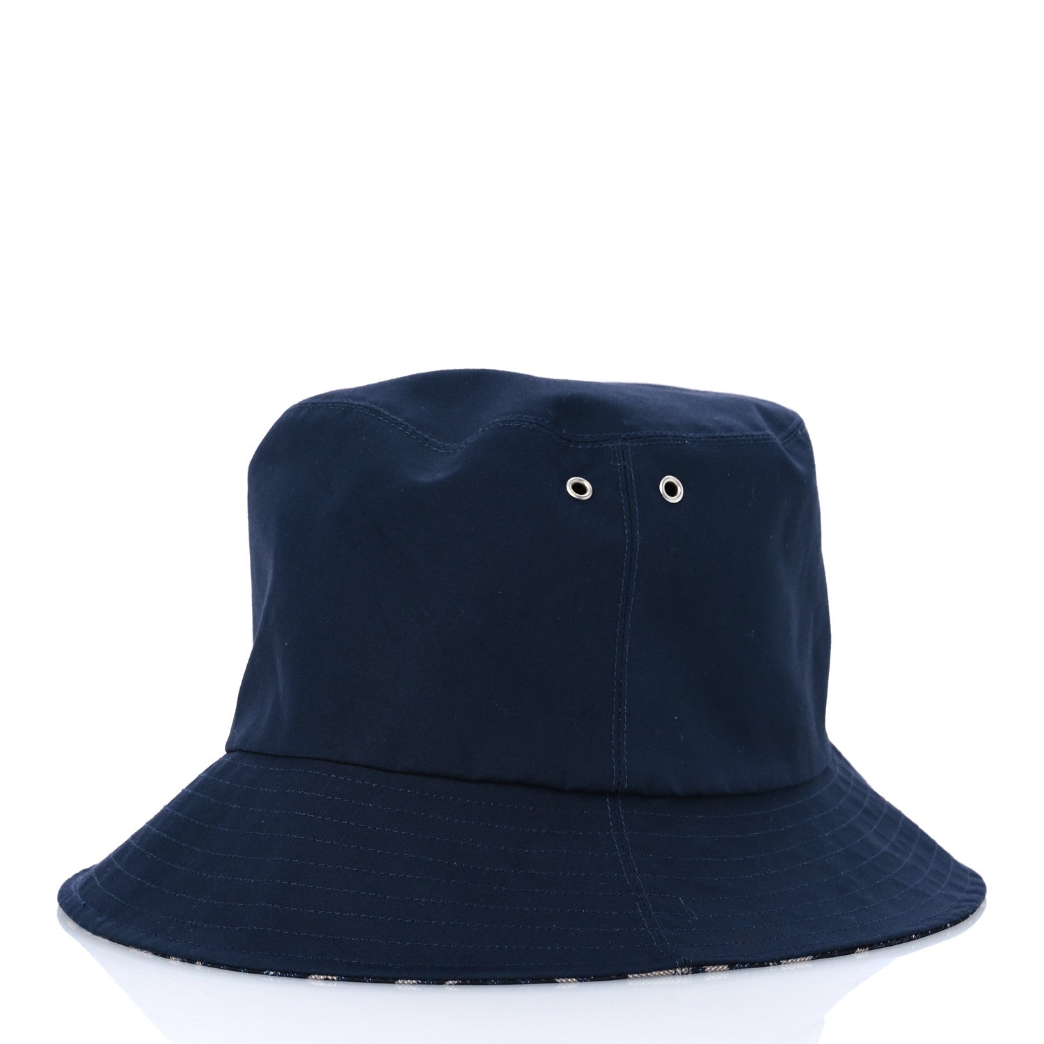Christian Dior Oblique Reversible Teddy-D Brim Bucket Hat 59 Blue 3 of 13