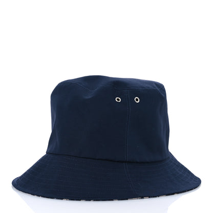 Christian Dior Oblique Reversible Teddy-D Brim Bucket Hat 59 Blue 3 of 13