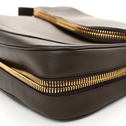 Tom Ford Grained Calfskin Large Jennifer Crossbody Bag Brown 10 of 10