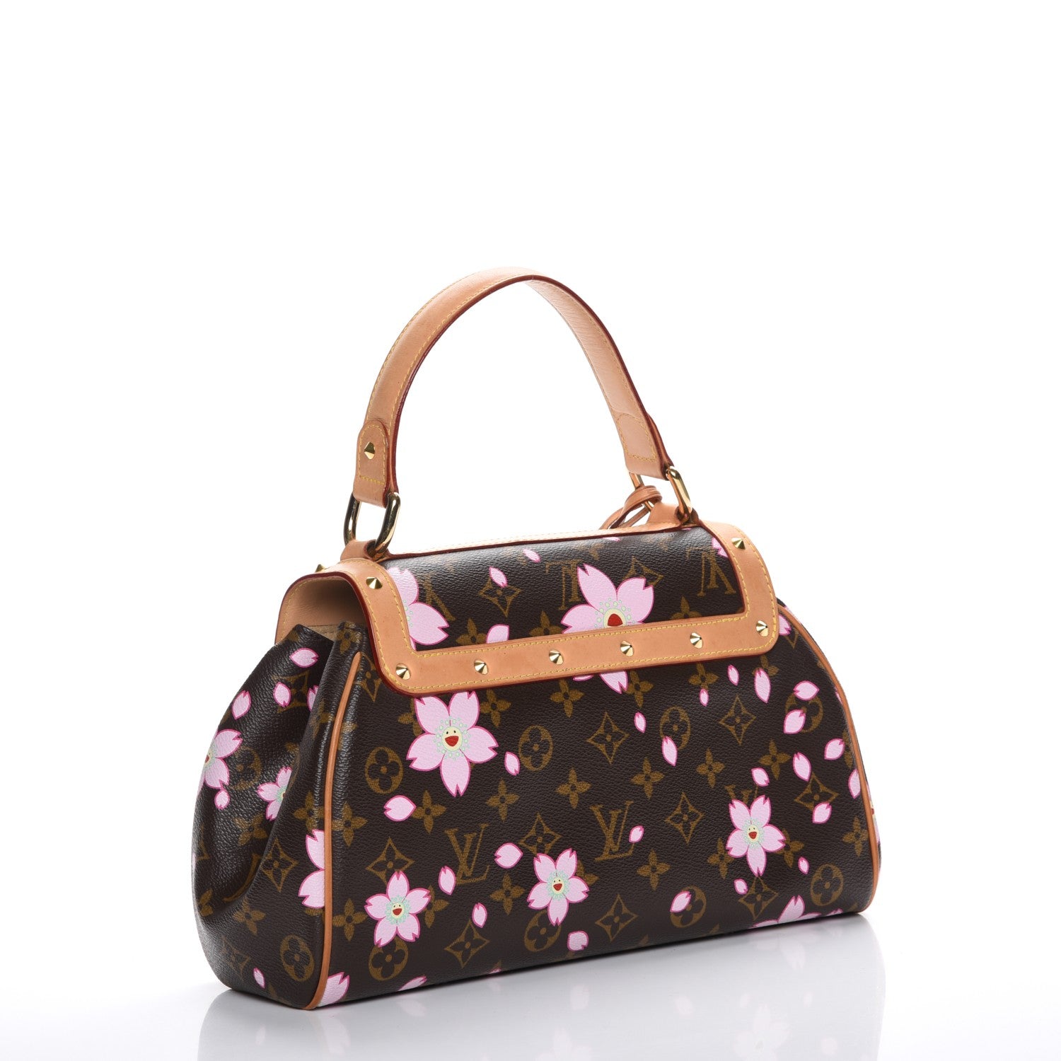 Louis Vuitton Monogram Cherry Blossom Sac Retro Bag Brown 3 of 13