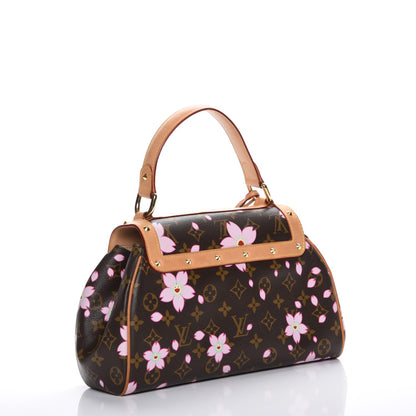 Louis Vuitton Monogram Cherry Blossom Sac Retro Bag Brown 3 of 13