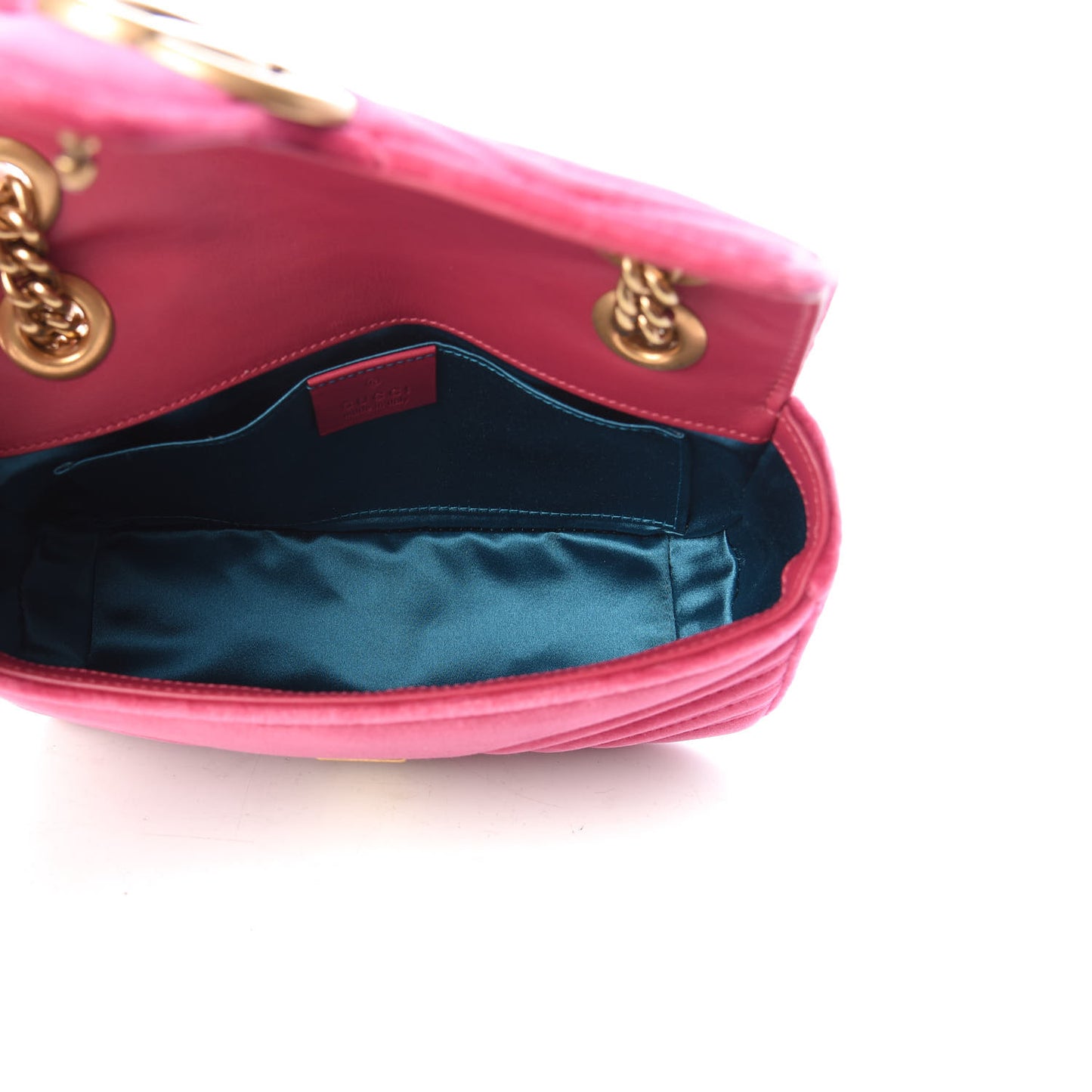 Velvet Matelasse Mini GG Marmont Shoulder Bag Light Raspberry Rose