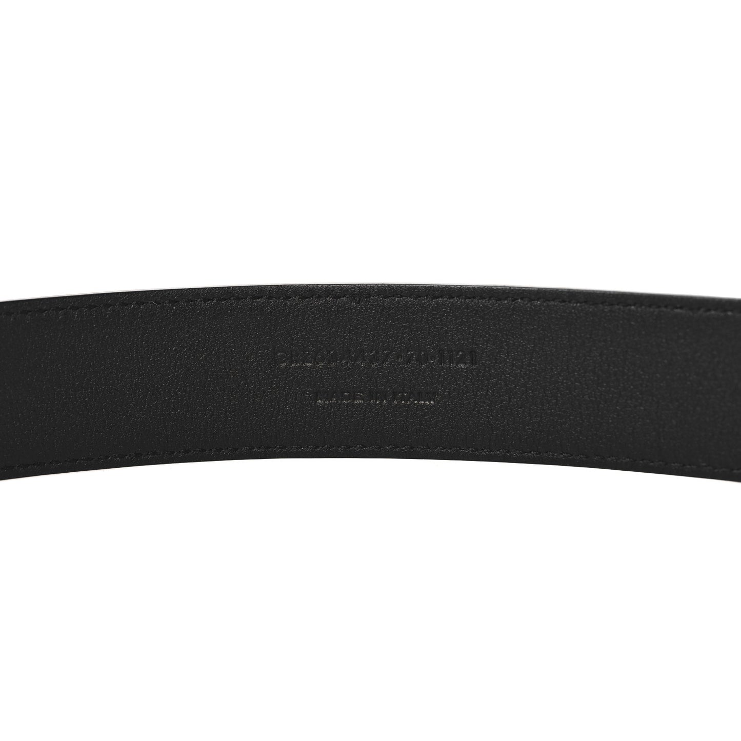 Grained Calfskin Monogram Cassandre Square Buckle Belt 70 28 Black