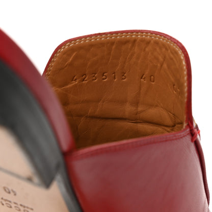 Gucci Malaga Kid Womens Princetown Slippers 40 Hibiscus Red 8 of 10