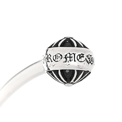 Chrome Hearts Sterling Silver Tiny E CH Cuff Bracelet 3 of 6