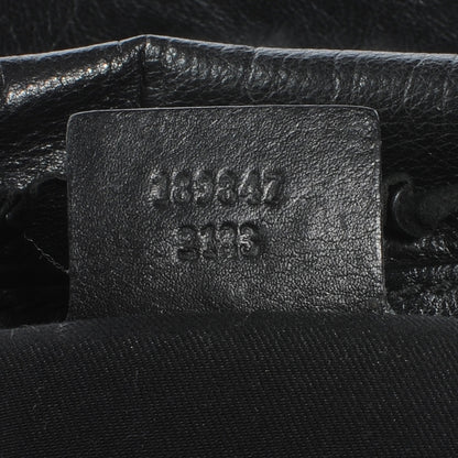 Gucci Leather Ruffle Sabrina Boston Tote Black 7 of 8
