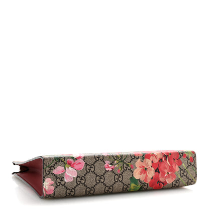Gucci GG Supreme Monogram Blooms Large Cosmetic Case Beige Multicolor Dry Rose 4 of 10