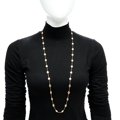 Marco Bicego 18K Yellow Gold Siviglia Long Necklace 2 of 5