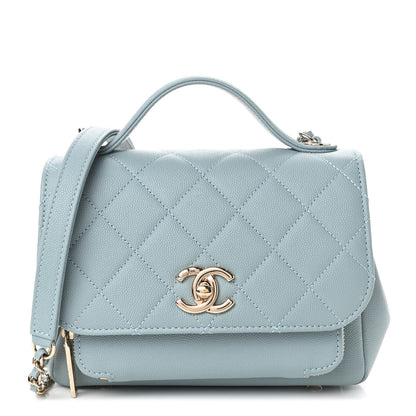 Chanel Caviar Quilted Mini Business Affinity Flap Light Blue 1 of 4