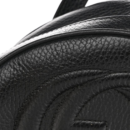 Gucci Pebbled Calfskin Soho Chain Backpack Black 12 of 13
